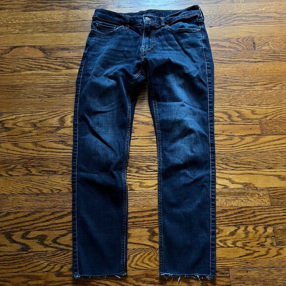 Abercrombie & Fitch Other - Abercrombie & Fitch Jeans Men Felix Super Slim Stretch 31x27 Dark Wash Cropped